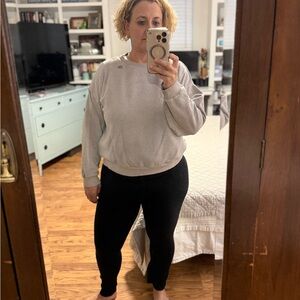 Nike Beige Speckled Crewneck